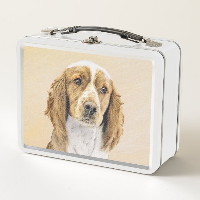 Pintura de Welsh Springer Spaniel - Arte original  (Anverso)