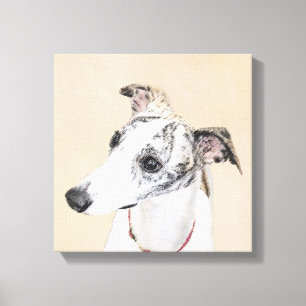 Pintura de Whippet - Arte Cute Original Perro