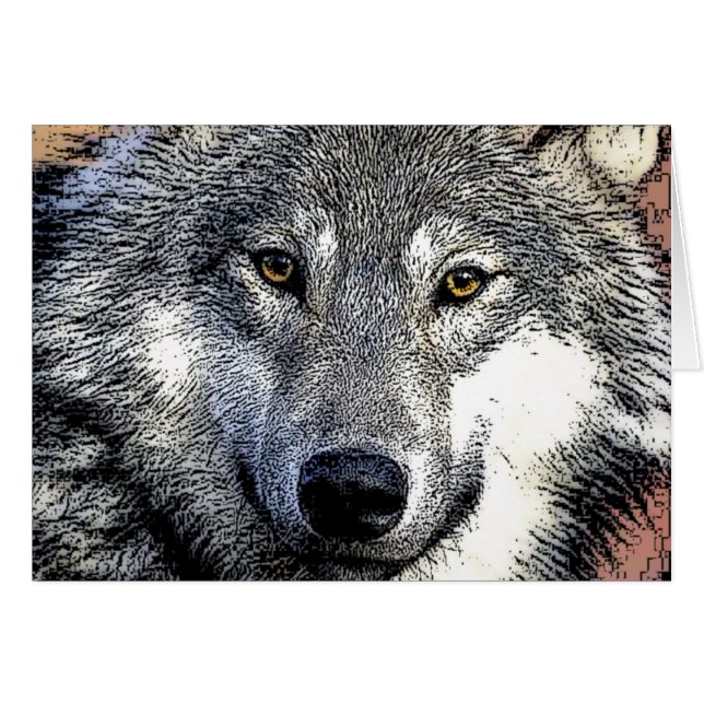 Pintura de Wolf Eyes (Anverso (Horizontal))