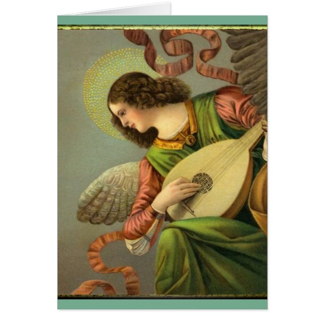 Pintura del ángel con la mandolina (Frente)