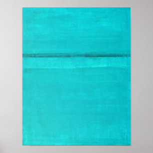 Pintura del arte abstracto de la turquesa de la