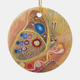 Pintura del arte de la mariposa del ornamento del