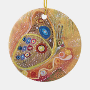 Pintura del arte de la mariposa del ornamento del