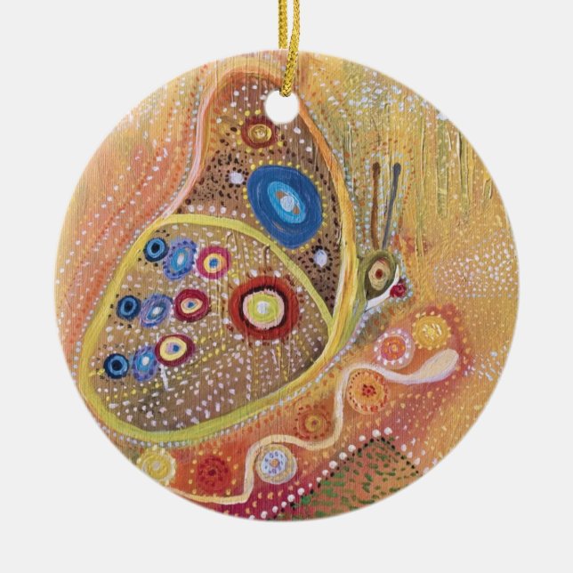 Pintura del arte de la mariposa del ornamento del (Frente)