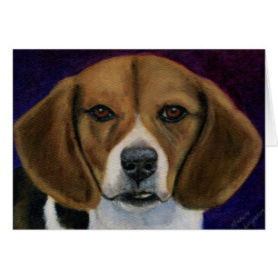 Pintura del beagle - arte de la raza del perro