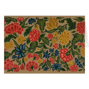 Pintura del Jardín del Diseñador Floral Vintage