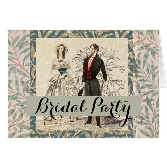 Pintura del matrimonio Boda victoriano de 1844 (Anverso (Horizontal))