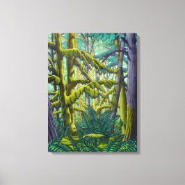 Pintura Del Paisaje Canadiense Bosque Impresión en