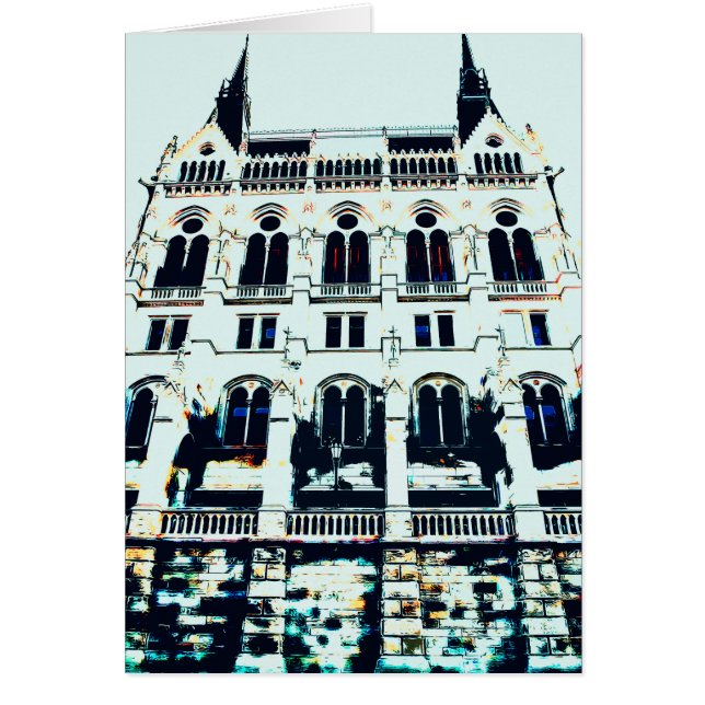 Pintura del Parlamento húngaro (Frente)