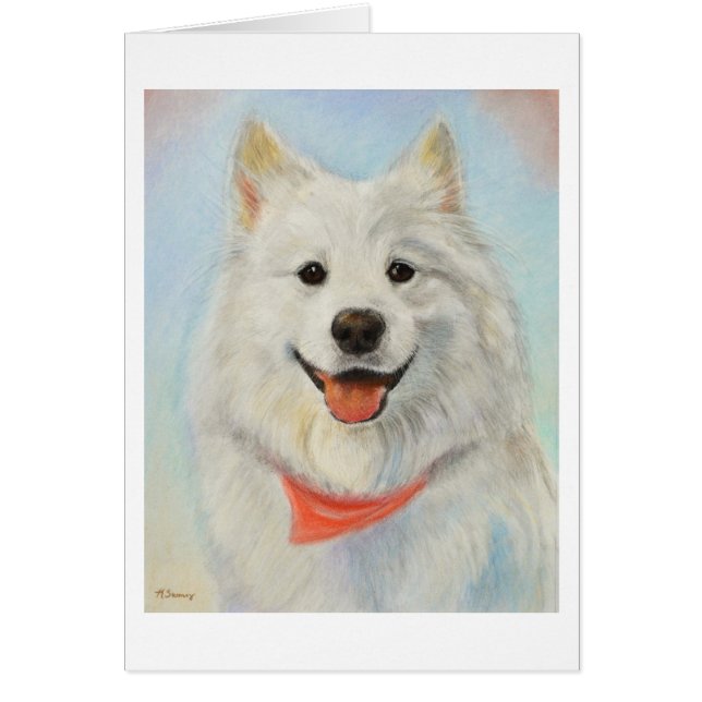 Pintura del samoyedo (Frente)