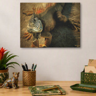 Pintura digital al óleo Pedro la Iguana 0768 Arte