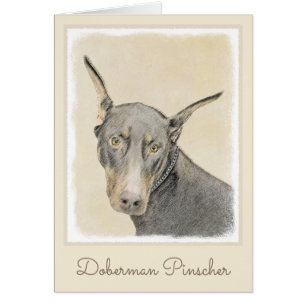 Pintura Doberman Pinscher - Original Dog Art
