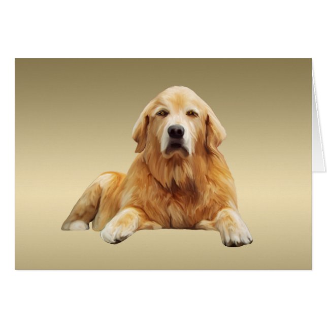 Pintura en Acuarela de Perro Labrador Negro (Anverso (Horizontal))
