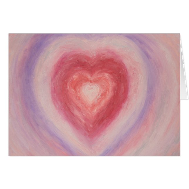 Pintura en colores pastel del corazón (Anverso (Horizontal))