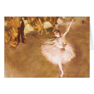Pintura estelar de bailarina de ballet Degas