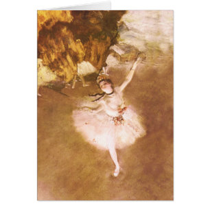 Pintura estelar de bailarina de ballet Degas