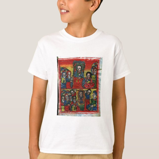 Pintura etíope de la iglesia - camiseta para los (Anverso)