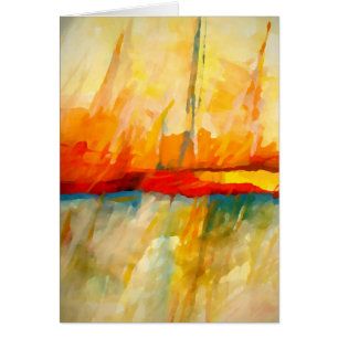 Pintura expresionista abstracta moderna