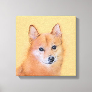 Pintura finlandesa de Spitz - Arte de perro origin