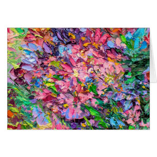 Pintura floral Notecard