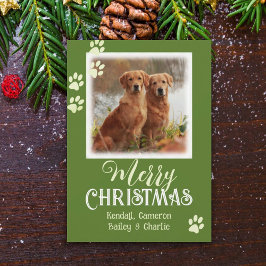 Pintura fotográfica de mascota imprime tarjetas na