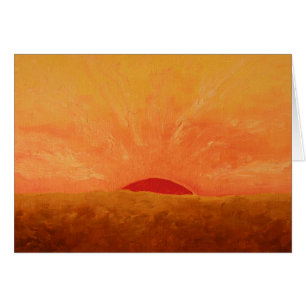 Pintura gloriosa de la salida del sol