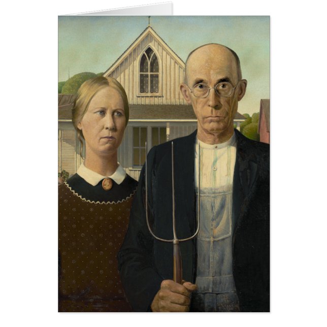 Pintura gótica americana (Frente)