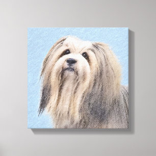 Pintura Havanesa (plateada) - Arte de Perro Origin
