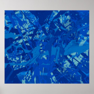 Pintura hecha a mano con tinta. Resumen de arte mu