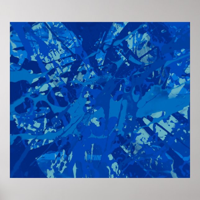 Pintura hecha a mano con tinta. Resumen de arte mu (Frente)