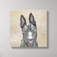 Pintura Holandesa de Pastores - Arte Perro Origina