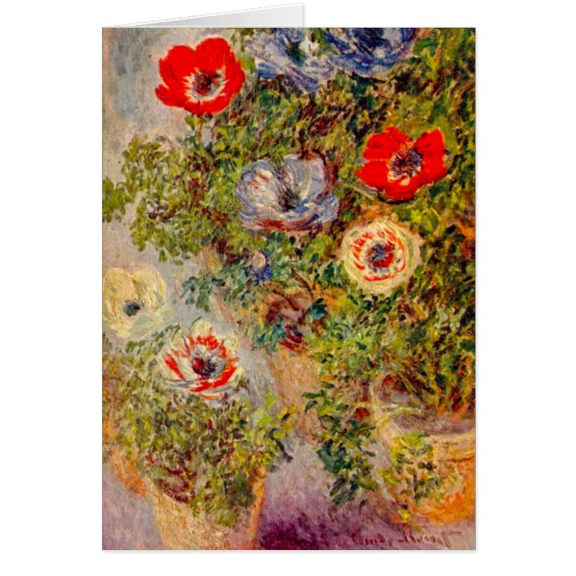 Pintura impresionista floral - Claude Monet (Frente)