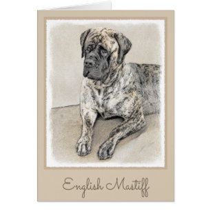 Pintura inglesa de castiff (Brindle) - Arte de per