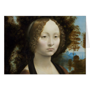 Pintura Leonardo Da Vinci Ginevra De' Benci