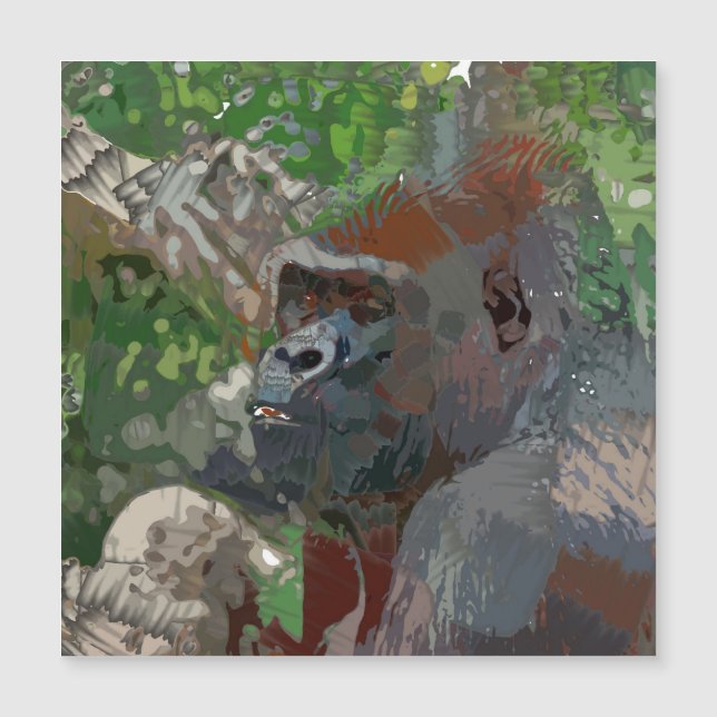 Pintura loca - Gorila (Anverso)