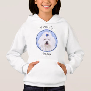 Pintura Maltesa - Arte de Perro Original Lindo