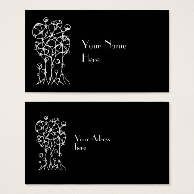 Pintura manual - Resumen de grupo de árbol 2 (Anverso y reverso)