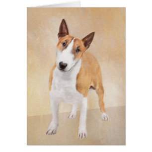 Pintura Miniatura de Bull Terrier - Cute Original 