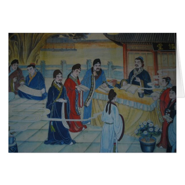 Pintura mural china (Anverso (Horizontal))