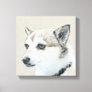 Pintura noruega de Lundehund - Arte original del p