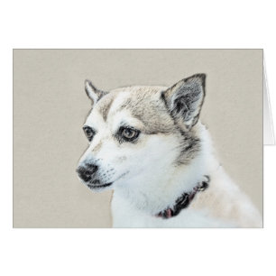 Pintura noruega de Lundehund - Arte original del p