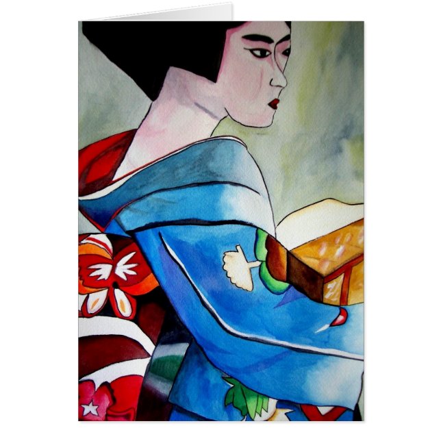 Pintura original de color Geisha (Frente)