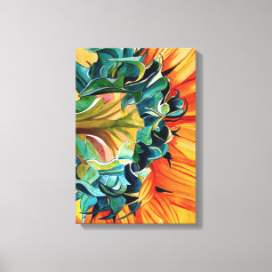 Pintura original del arte de la acuarela amarilla