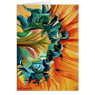 Pintura original del arte de la acuarela amarilla
