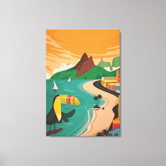 Pintura paisajística para la decoración casera (Anverso)