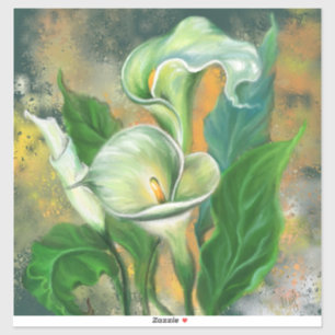 Pintura Pegatina de Calla Lily Flowers