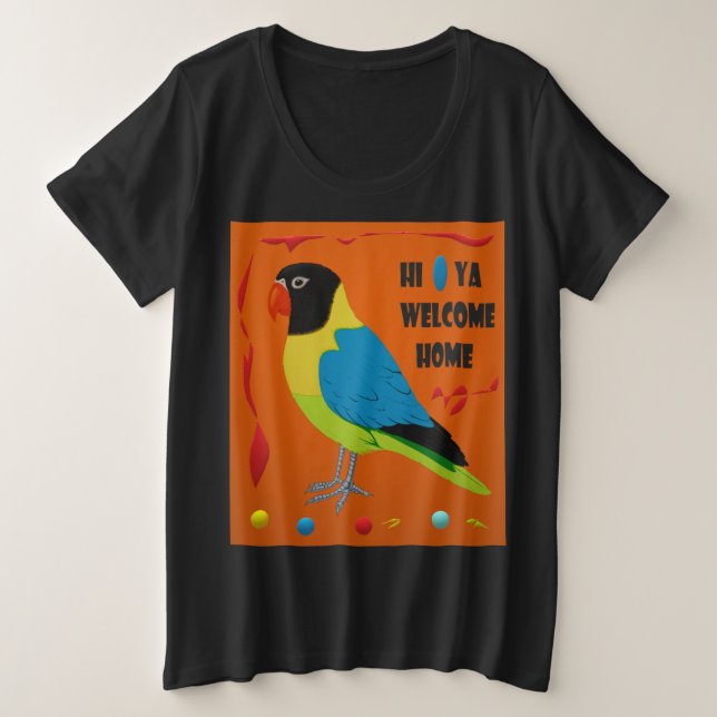 Pintura perfecta de pájaro paro (Anverso del diseño)