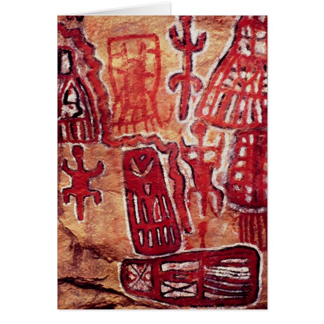 Pintura prehistórica de la roca (Frente)