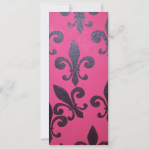 Pintura rosa de fleur de lis