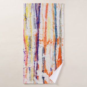 Pintura salpicada sobre fondo blanco, arte, fino